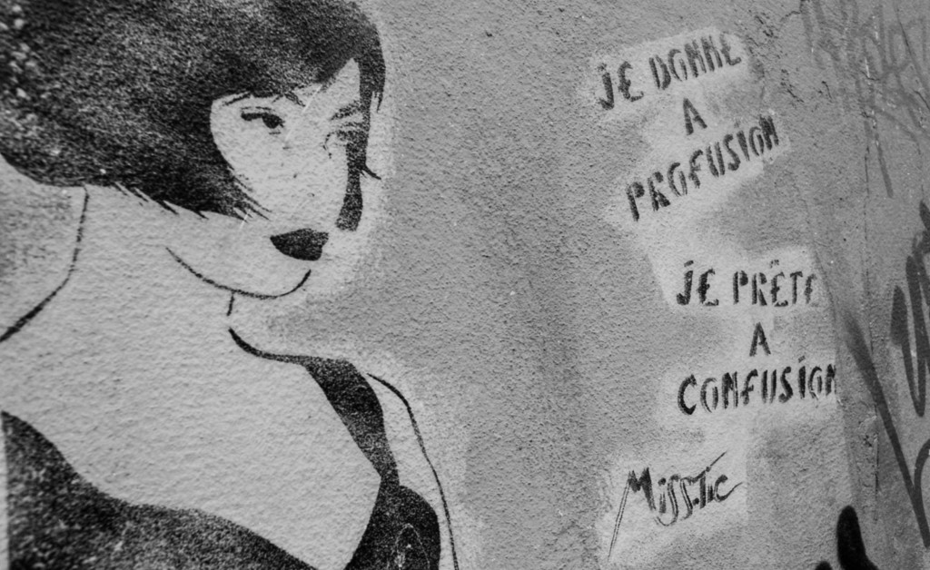 Paris Center Street Art from the 90's
